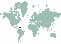 Kittitian Village in world map